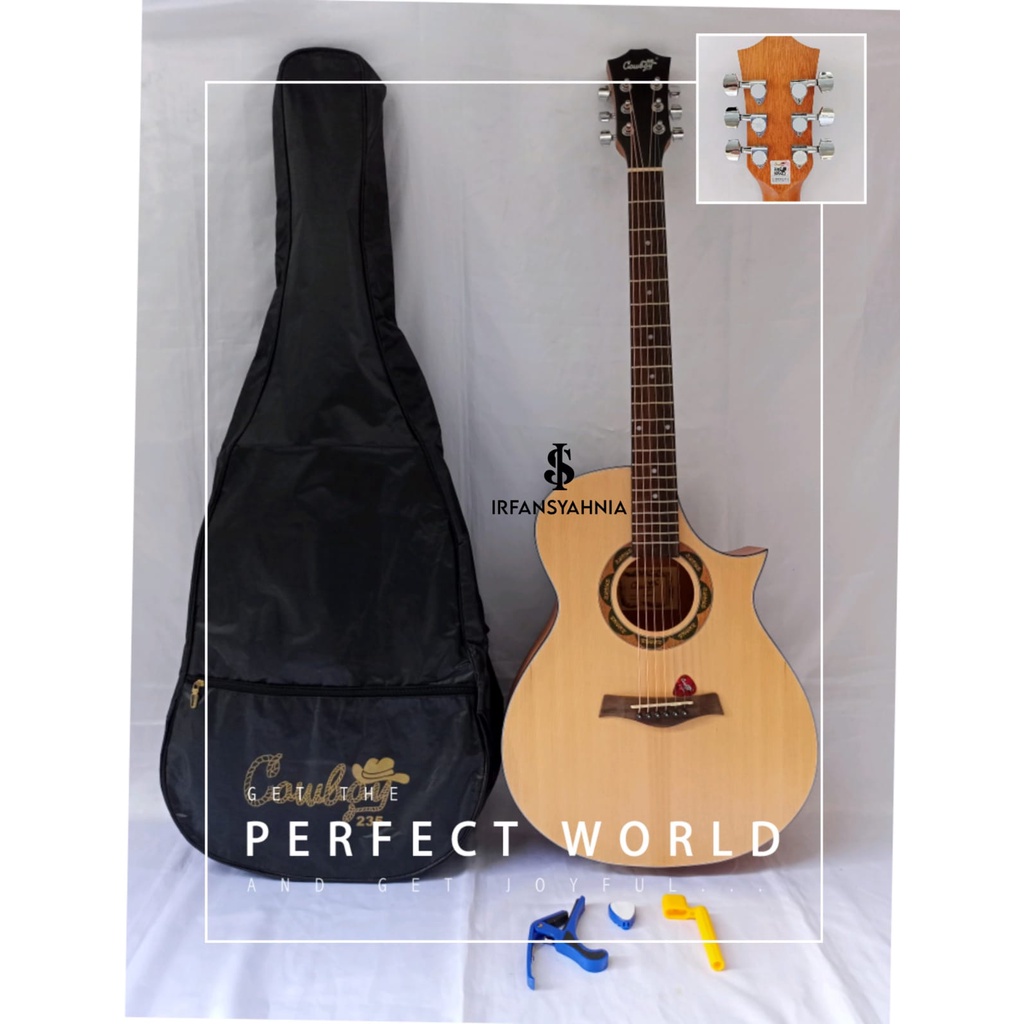 Gitar cowboy akustik cutway JW 235 ORIGINAL COWBOY gitar akustik