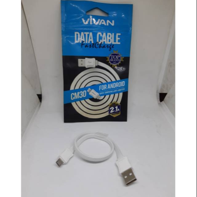 KABEL DATA VIVAN MICRO USB 30CM 2.1A