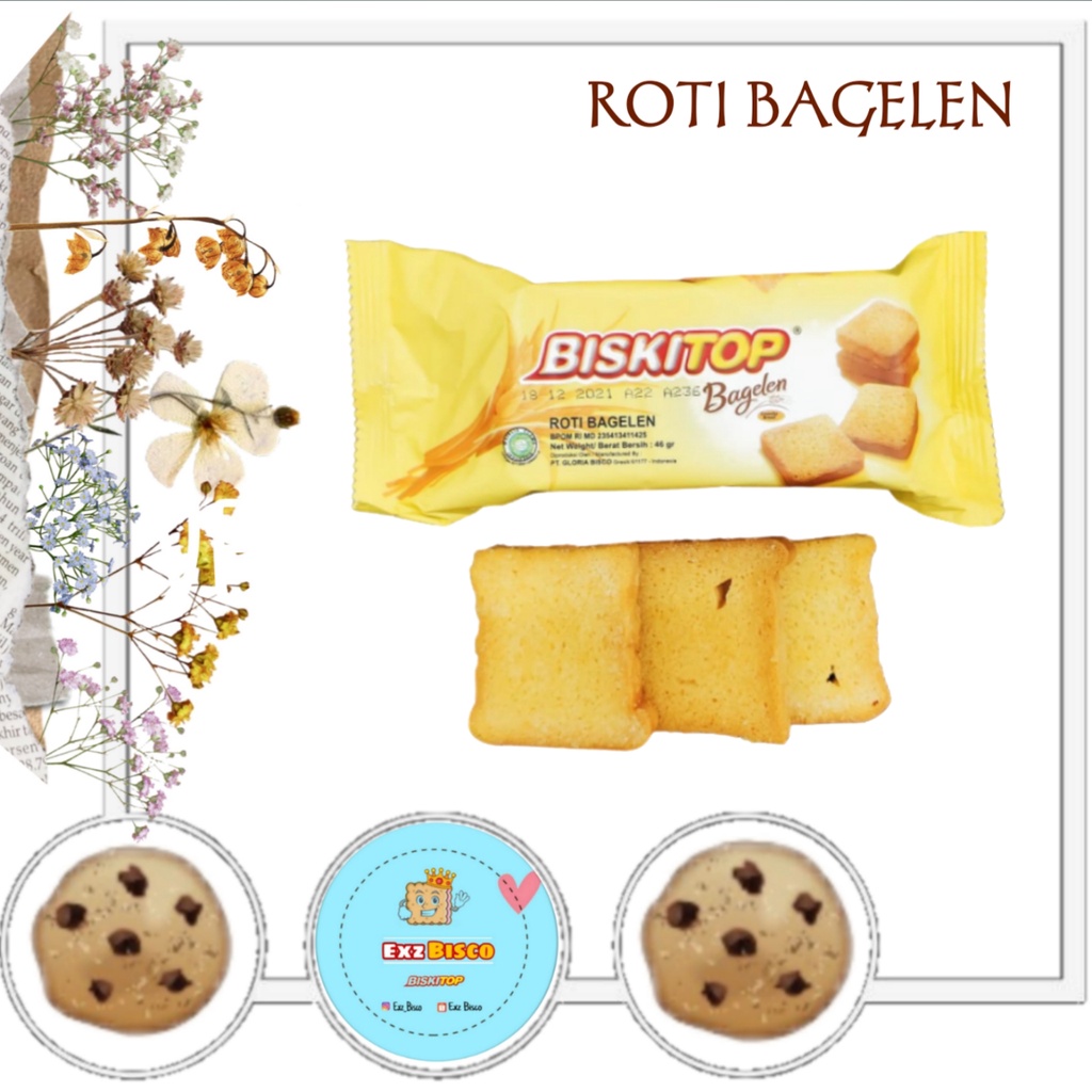 

EXZBISCO - BAGELEN 46gr Biskuit Kue Kering Anak Dewasa Enak Renyah Biscuit Rasa Manis Lezat