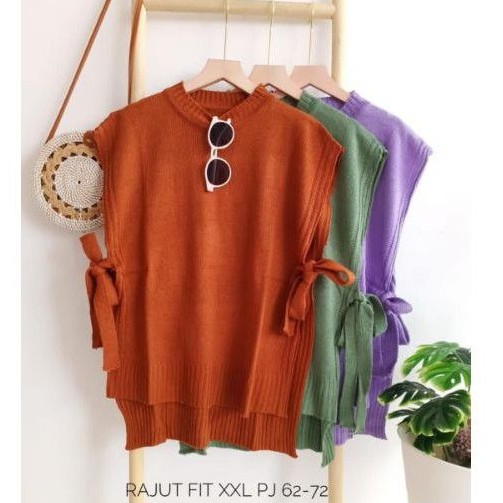Rompi rajut tali pinggir fit xxl