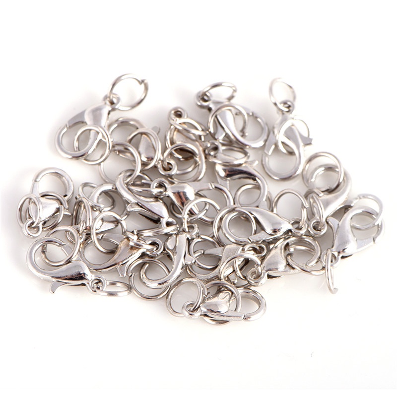 {LUCKID}20PC/Set Alloy Lobster Clasps Claw Jewelry Hook Making DIY Necklace Bracelet