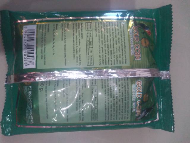 Pakan burung gold coin pakan murai, Anis, Kacer, wambie, cucak dll