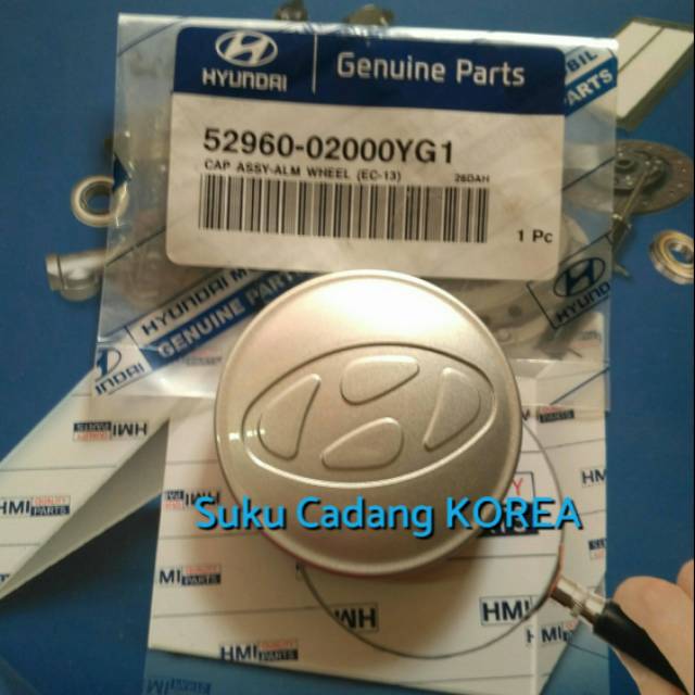 Cap Wheel Dop Tutup Tengah Velg Roda Model Cembung Hyundai Atoz Verna Avega Getz Matrix