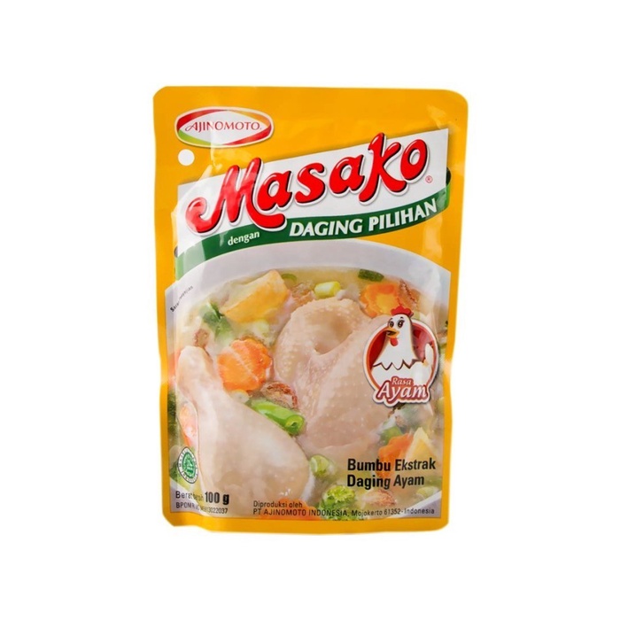 

AJINOMOTO PENYEDAP RASA MASAKO AYAM PCH 100G