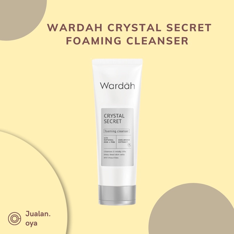 Wardah Crystal Secret Foaming Cleanser - Sabun Cuci Muka Mencerahkan