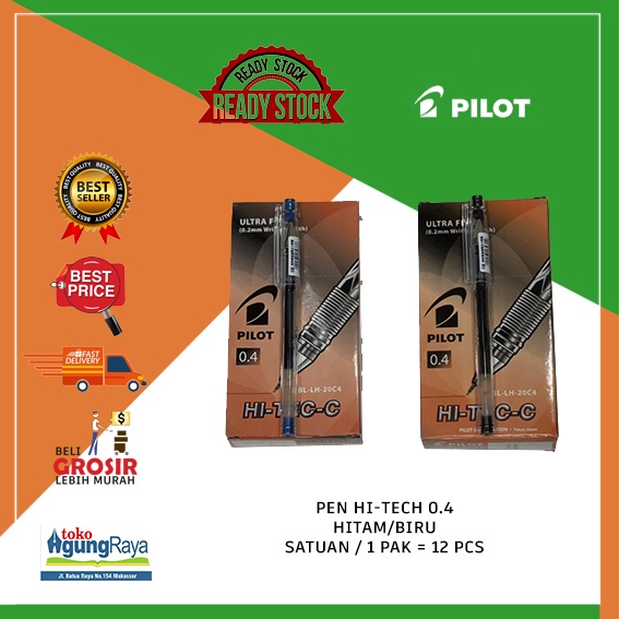

PEN HI-TECH 0.4 PILOT BIRU