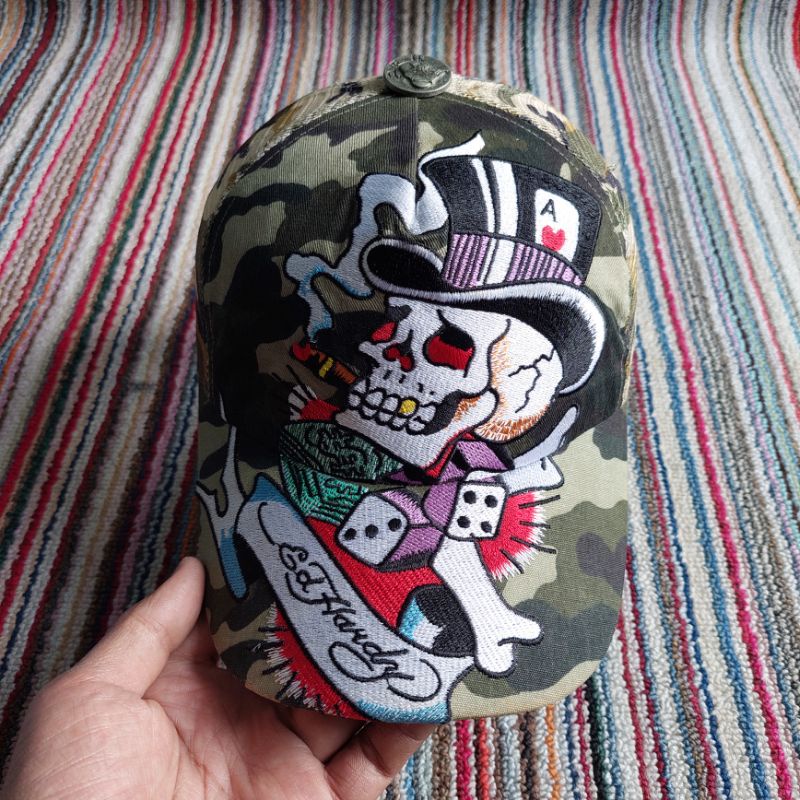 Topi Trucker Ed Hardy Camo Original Second