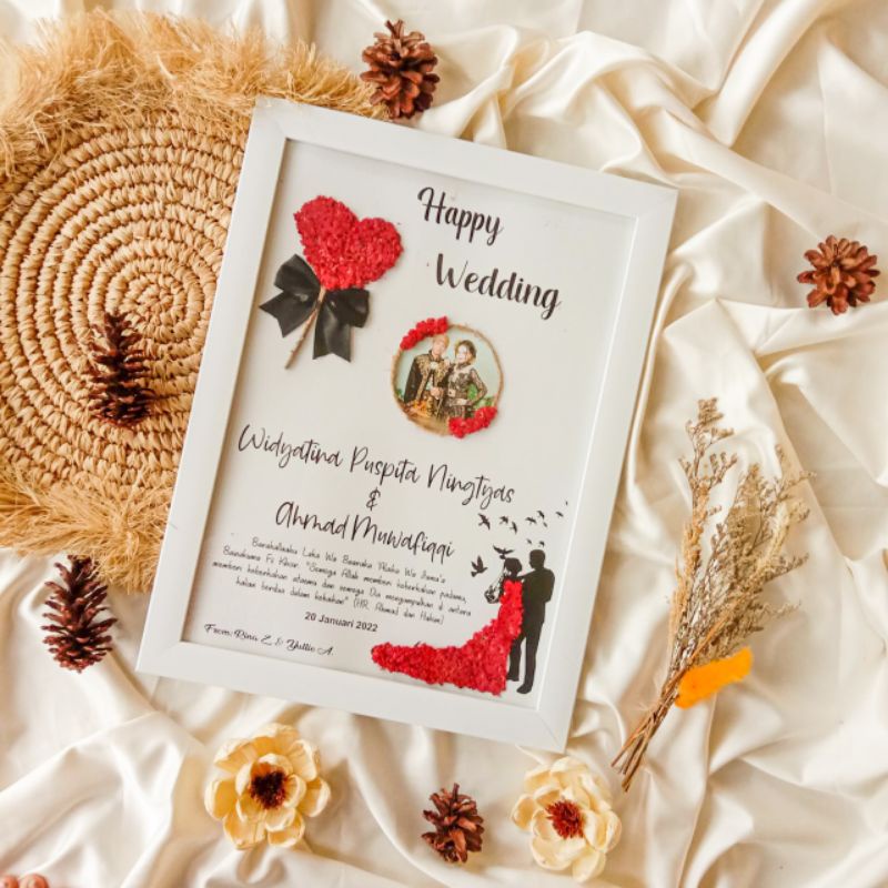 

EDELWEIS IN FRAME/KADO FRAME/KADO UNIK/KADO MURAH/KADO WEDDING/KADO ULTAH