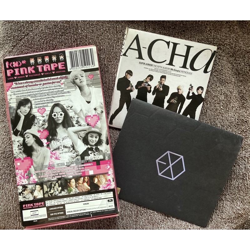 [WTS] Unsealed Kpop Album EXO-M, SUPER JUNIOR, F(X)