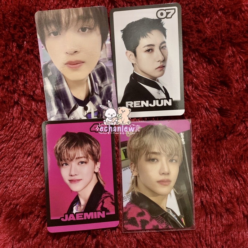 READY STOCK trading card glitch mode b ver unsealed jaemin haechan selca konsep renjun