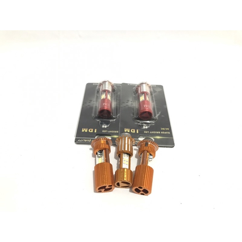 Lampu led AC/DC Depan motor matic dan bebek universal brand Idm