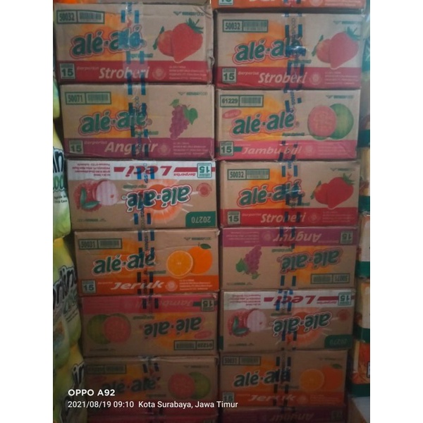 

minuman rasa buah2 dengan kemasan cup