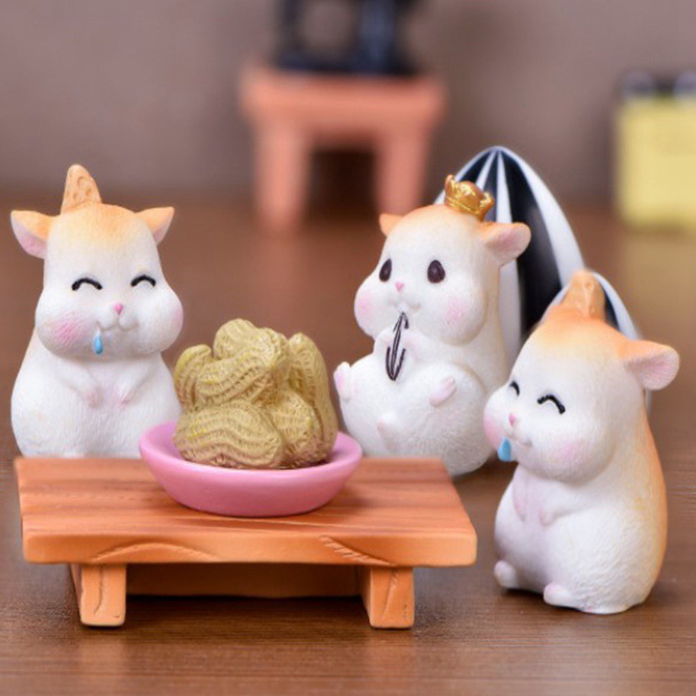 Mxbeauty Miniatur Keju / Tikus / Hamster Untuk Dekorasi Rumah Boneka