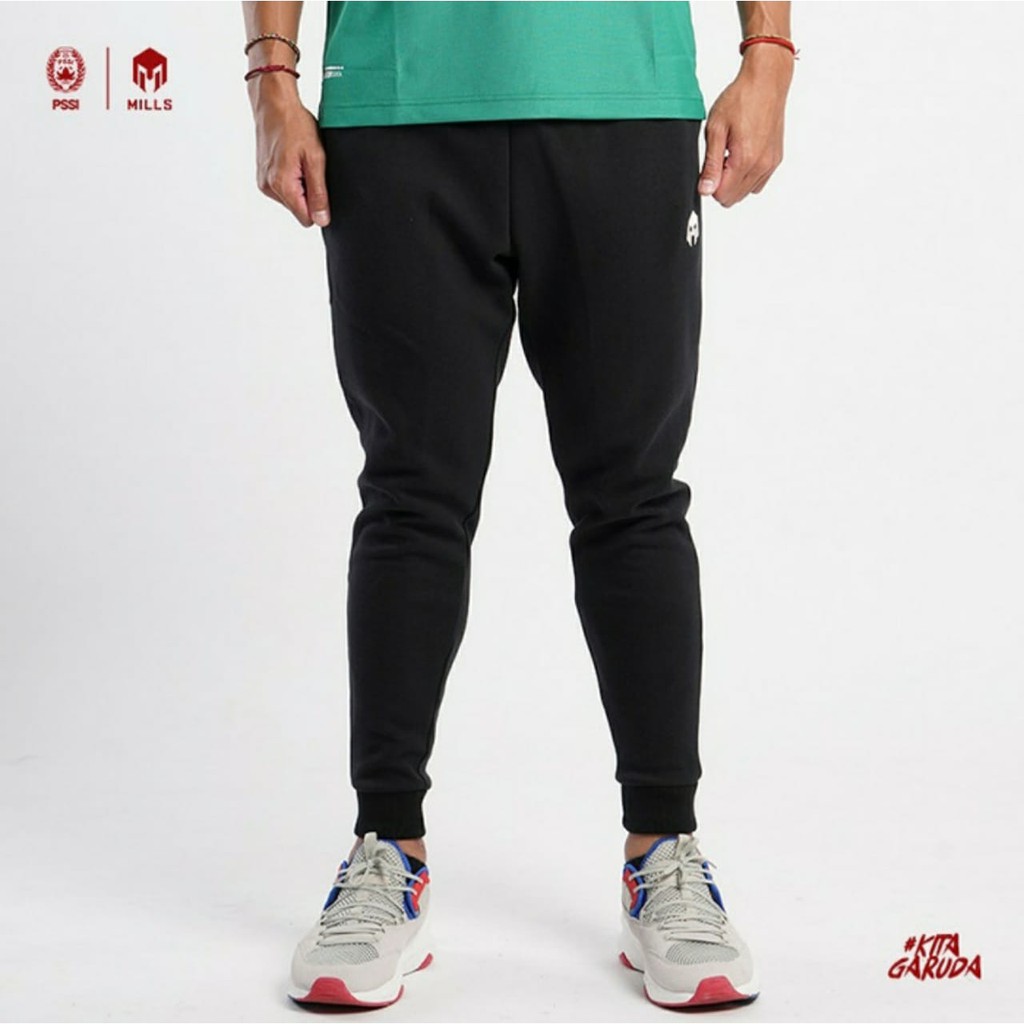 CELANA TRACK PANJANG MILLS 7003GR TRACK PANTS PANTS ORIGINAL BLACK