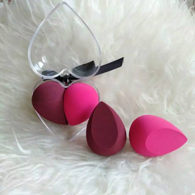 Caelash 2pcs/ Set Sponges Beauty Blender Love( RANDOM )