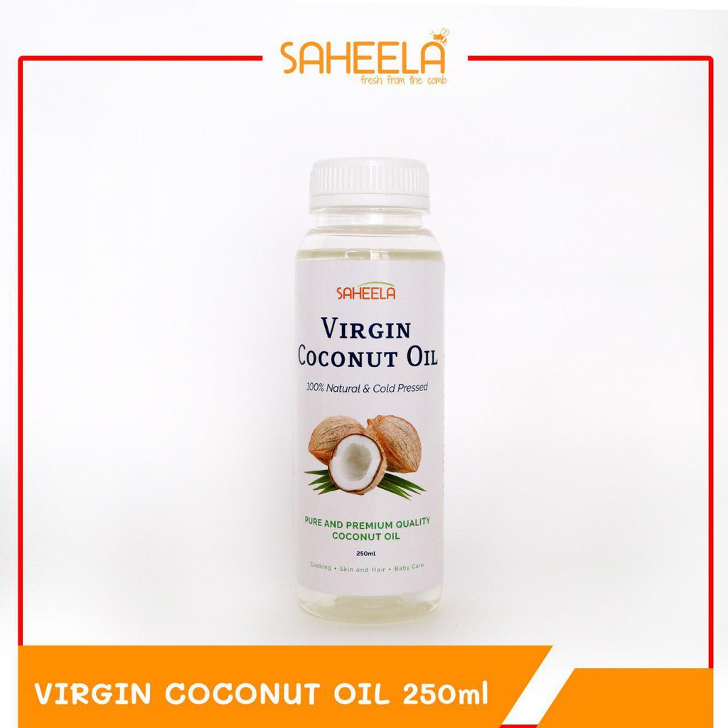 

ORIGINAL VCO (Virgin Coconut Oil) Saheela 250 ml Diet Kelapa Pure Murni 100 %