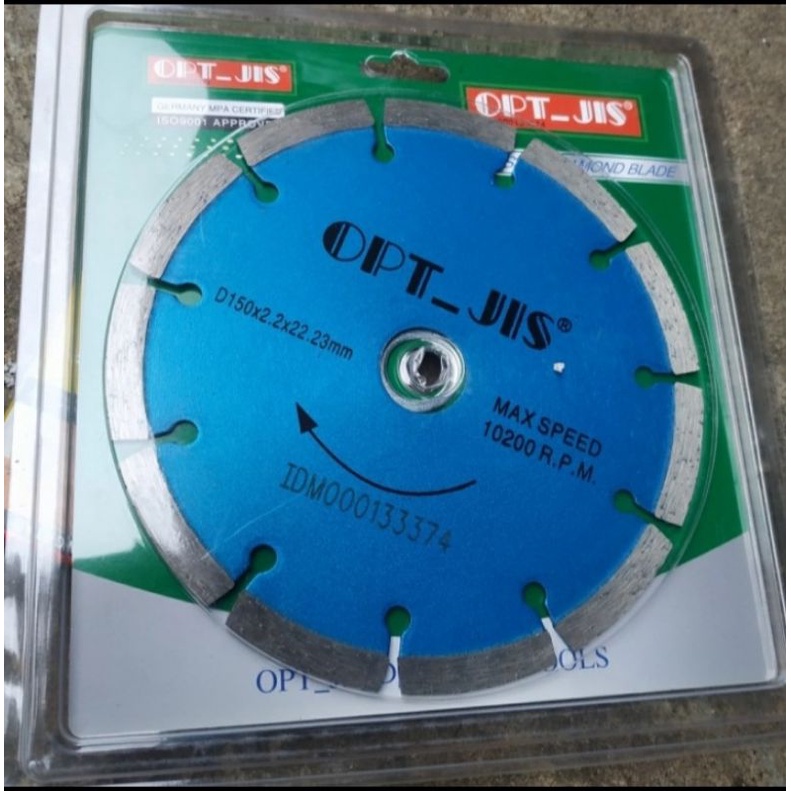 Mata gerinda potong keramik granit 6 inch merk OPT