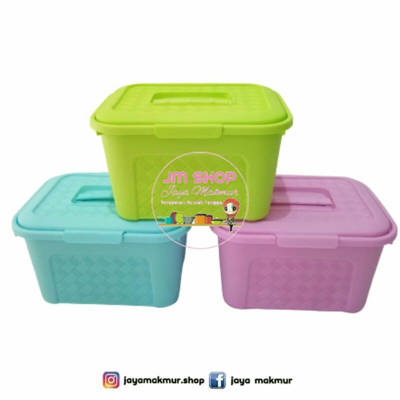 CONTAINER BOX /TEMPAT PENYIMPANAN SERBAGUNA LUCKY BIRD L810 (S) UKURAN KECIL