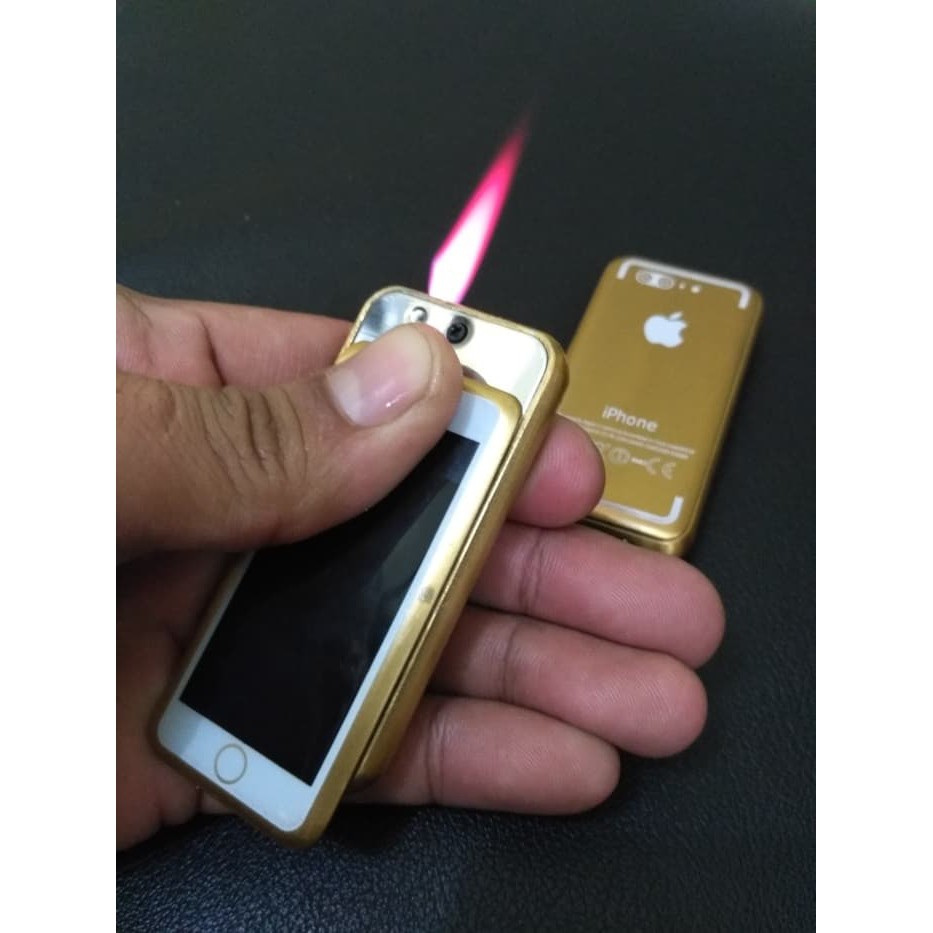 New Arrival KOREK API LAS UNIK IPHONE GOLD, KOREK GAS MANCIS LIGHTER MURAH Low Price!