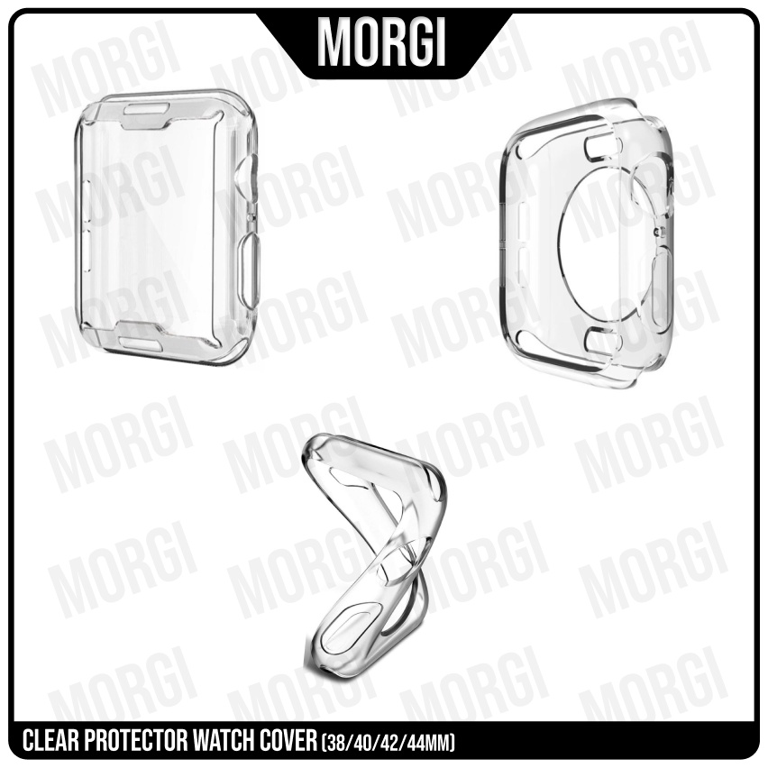 clear protector watch cover soft case apple series 6 se 7 5 4 3 2 1 40mm 44mm 45mm 41mm bumper iwatc