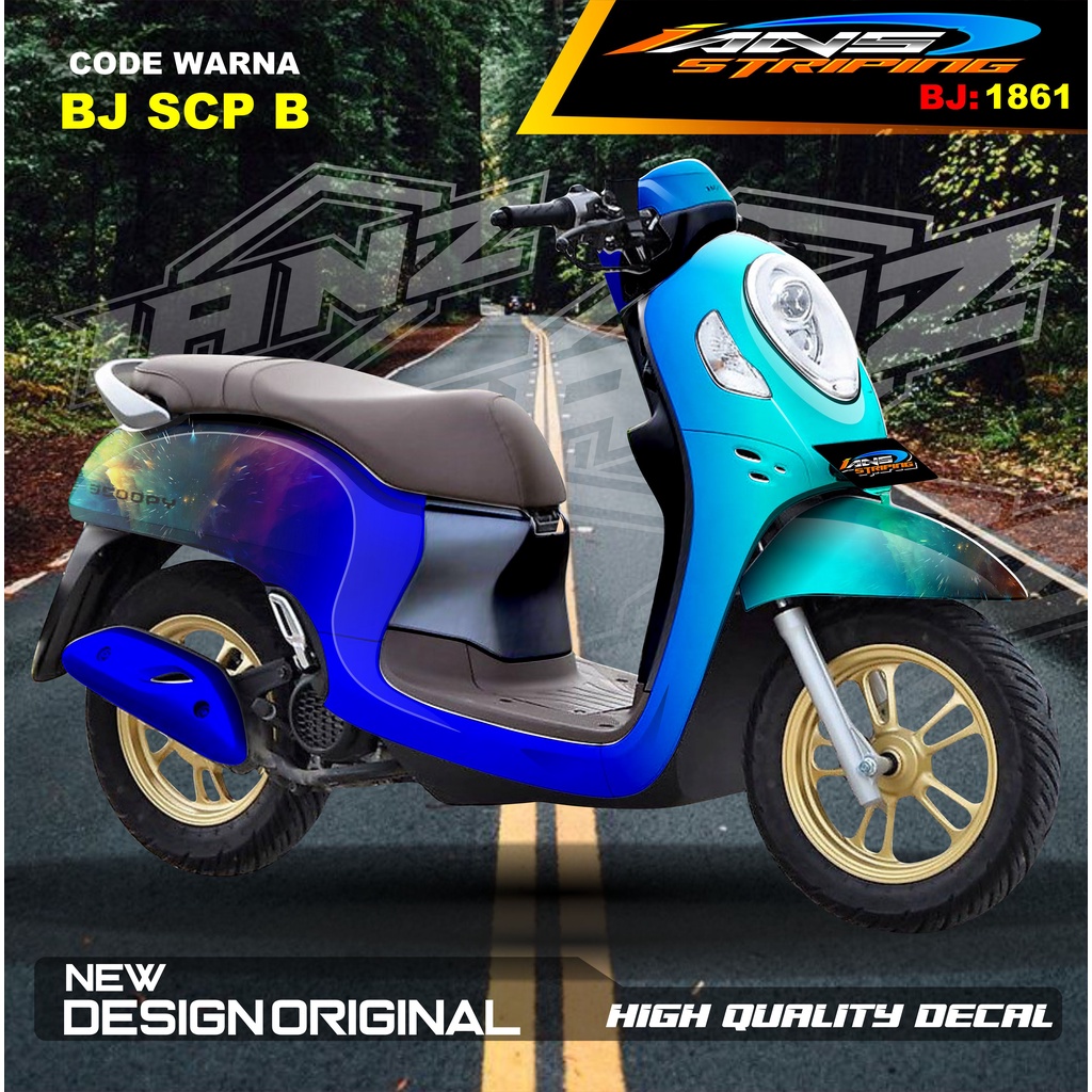 STICKER VARIASI FULL BODY SCOOPY / STICKER ALL NEW SCOOPY / STIKER FULL BODY SCOOPY TERMURAH / STIKER MOTOR SCOOPY / STIKER MOTOR