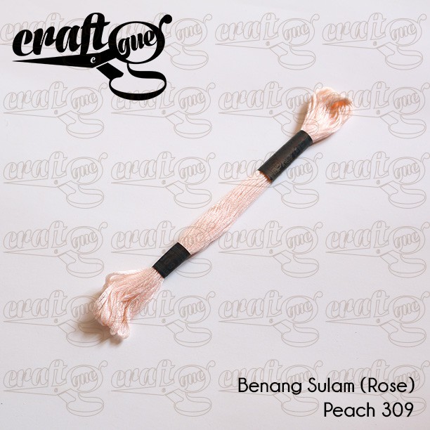 Benang Sulam (Rose) PEACH (Code 309-315)