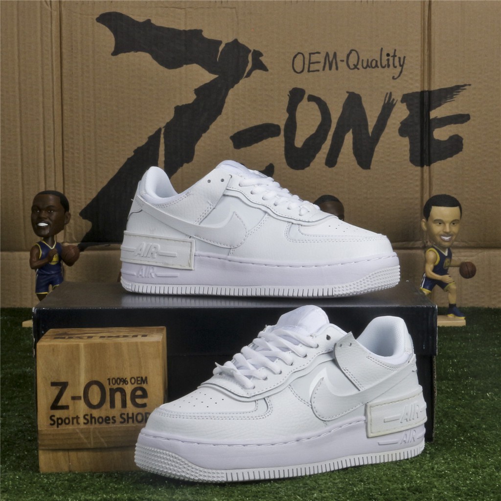 nike air force 1 shadow white mens