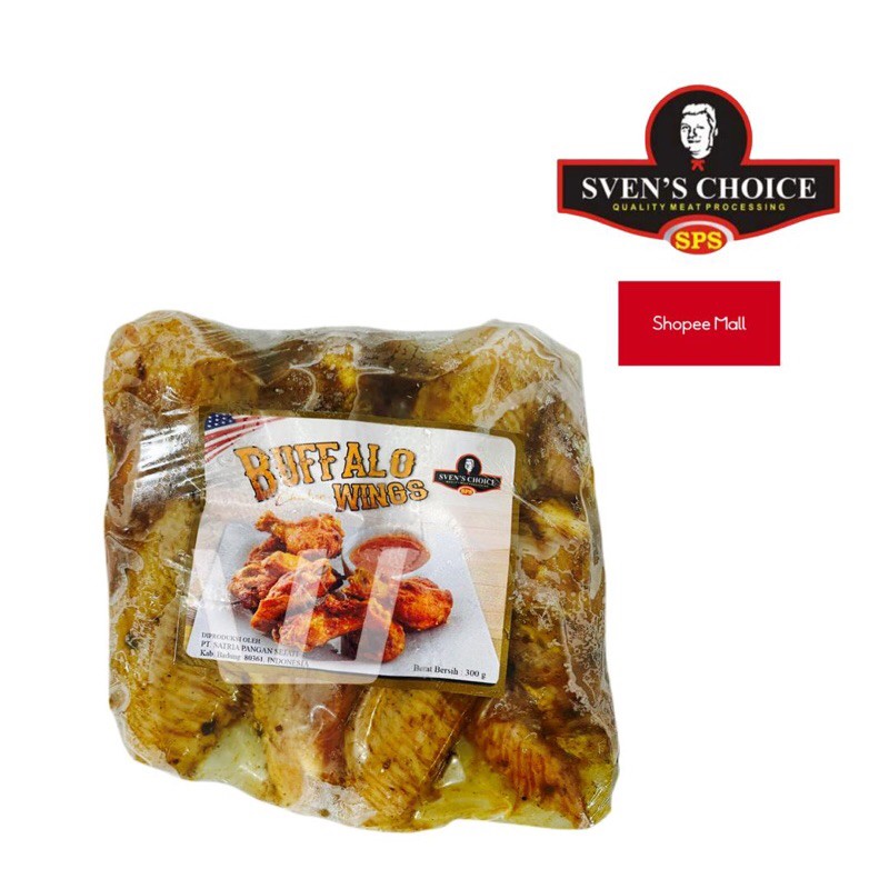 

Sven's Choice Daging Ayam Buffalo Fried Wings 300G Chicken