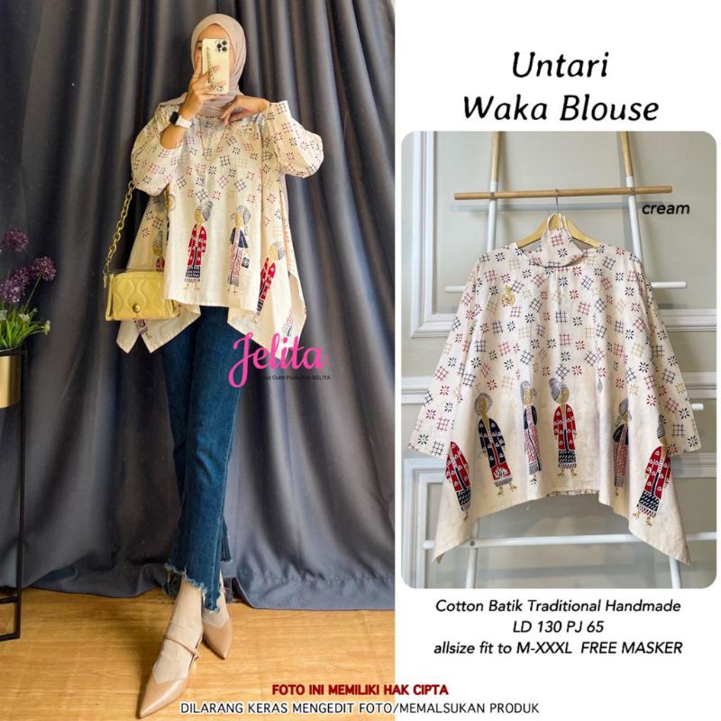 BLUS BATIK WAKA MBOK JAMU