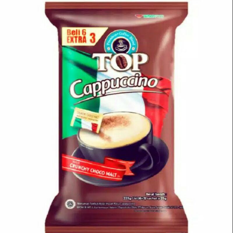 

TOP COFFEE CAPPUCINO BAG - 9'S x @25gr