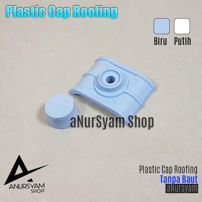Plastik Cap Roofing Atap UPVC Tanpa Baut / Roofing Cap Atap UPVC anursy44