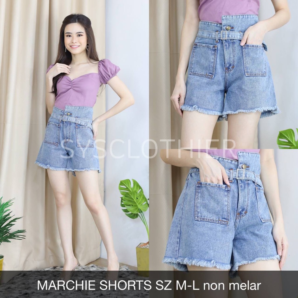 CELANA JEANS WANITA MARCHIE SHORTS