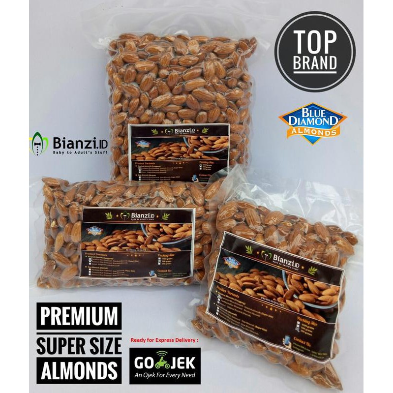 

ENAK Premium Blue Diamond-Roasted Almond (SUPER SIZE) 250 grams BANYAK RASA