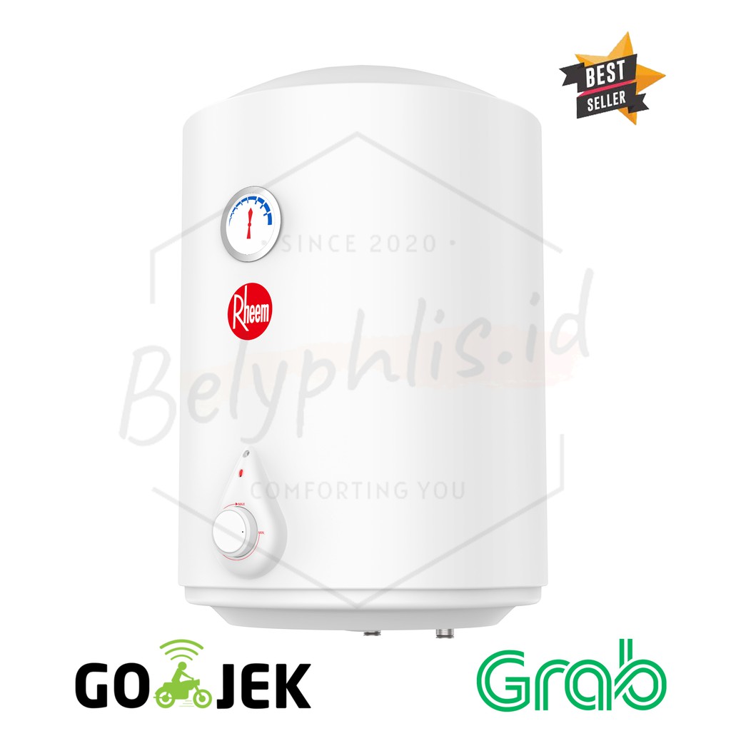 RV Plus 50 | Water Heater Listrik | Water Heater Rheem 50 Liter (500 W) | Pemanas Air Listrik