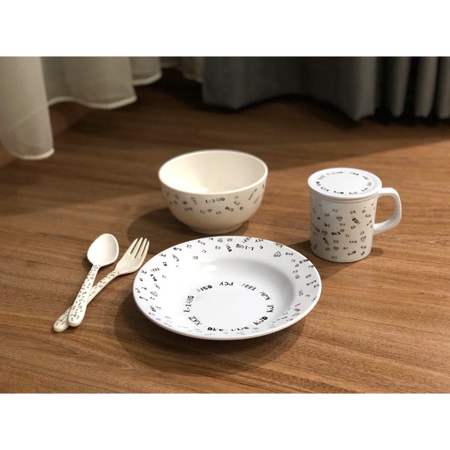 Souvenir melamin set - custom (piring/ gelas / mangkok / sendok)