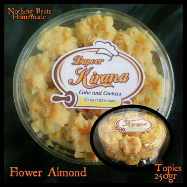 

Kue Kering Flower Nanas / Almond toples 250gr