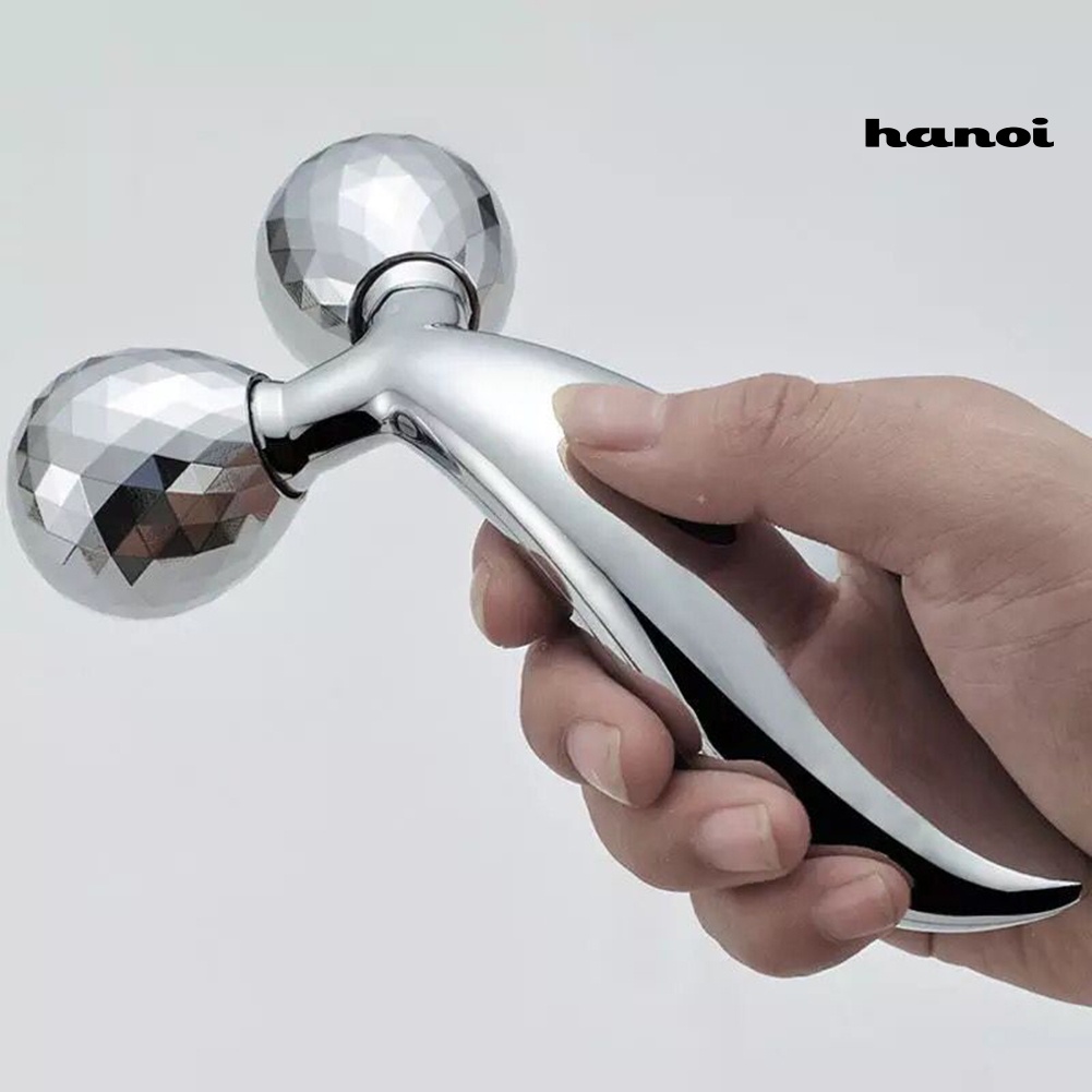 HQTM_3D Y Shape Massage Roller V Face Lifting Firming Anti Wrinkle Eye Massager Device