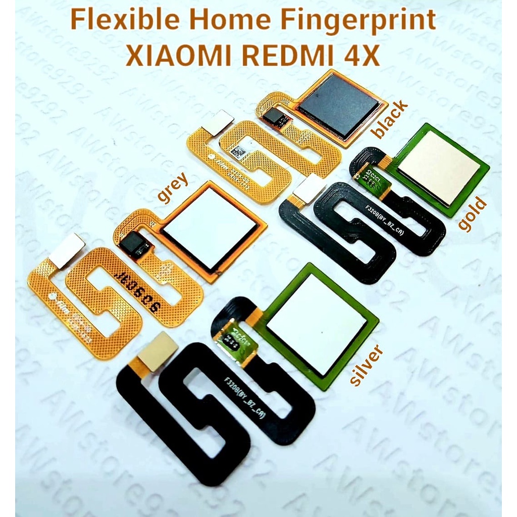 Flexible Home Button Tombol Home Fingerprint XIAOMI REDMI 4X