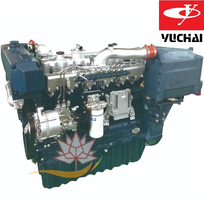 Mesin Diesel Kapal YC6A170C 170HP 170PK YUCHAI Sea Water Cooler