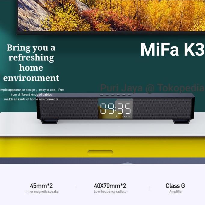 MIFA K3 Soundbar TV Speaker Bluetooth TWS Rechargeable A20 + A10 Plus