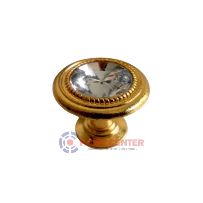 TERHEMAT IGM IT-012 TARIKAN LACI KNOB ACRYLIC WARNA GOLD EMAS