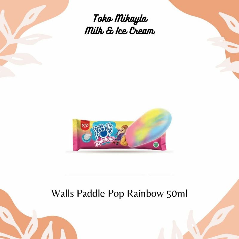 Walls Paddle Pop Rainbow 50ml Es Krim Pelangi