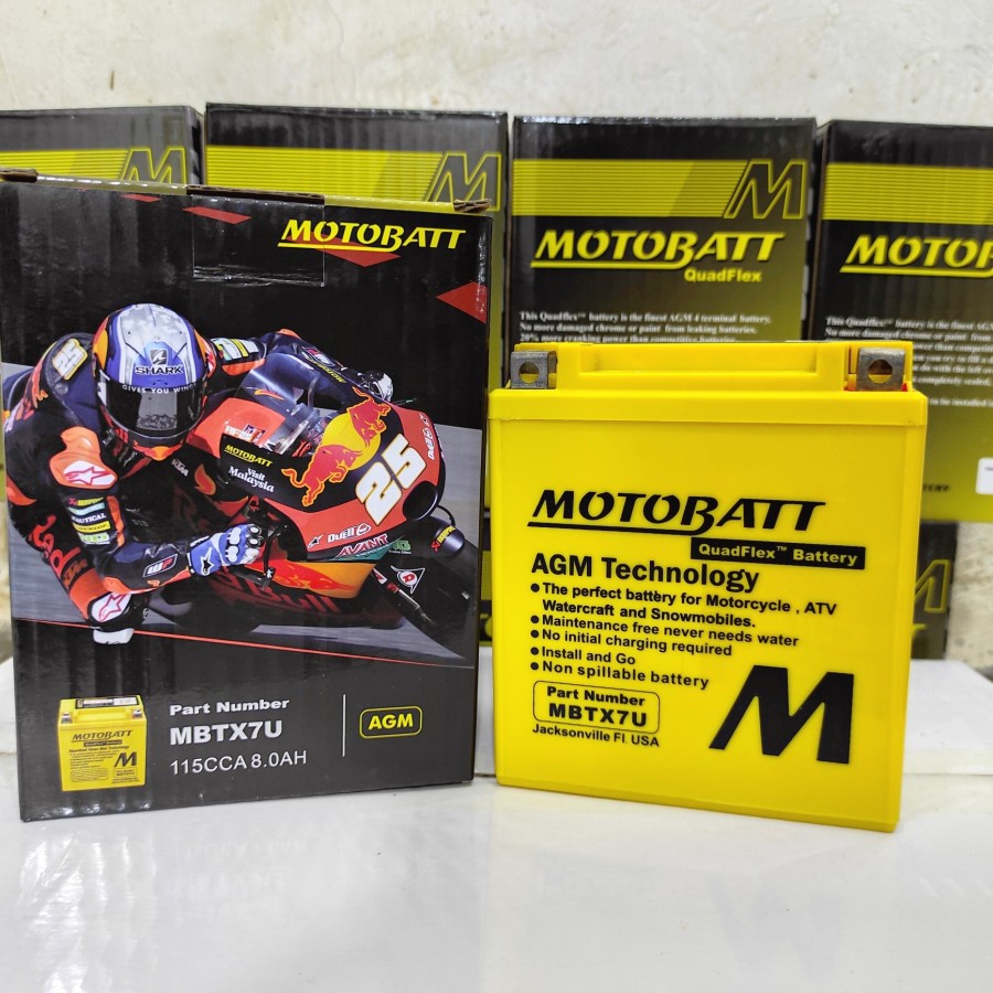 Jual Aki Motobatt MBTX7U Motor CBR 250 R RR CRF 250 Honda Rally