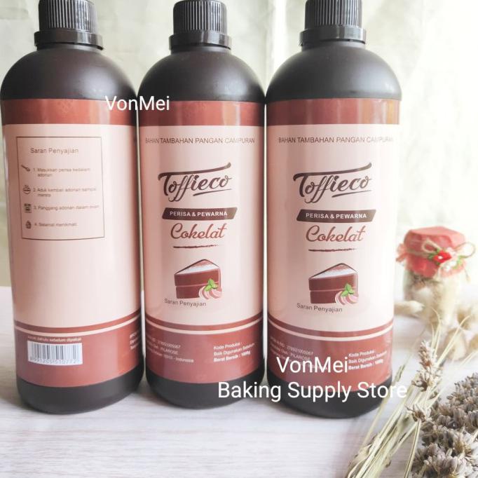 

TOFFIECO Chocolate Paste Perisa Pasta Coklat 1000 gr 1 KG Wangi