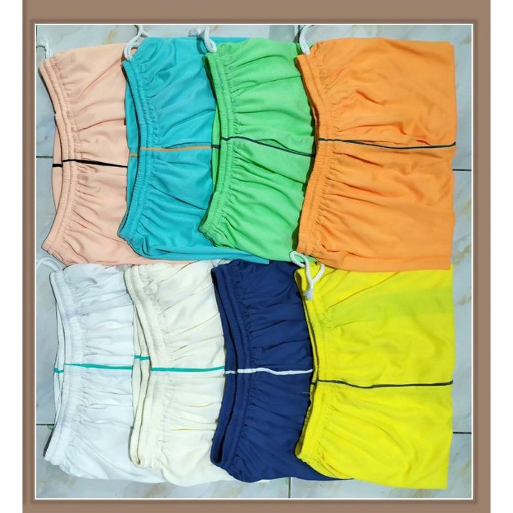 CELANA KOLOR PENDEK PRIA &amp; WANITA/CELANA OLAHRAGA/CELANA SANTAI/CELANA FUTSAL MURAH