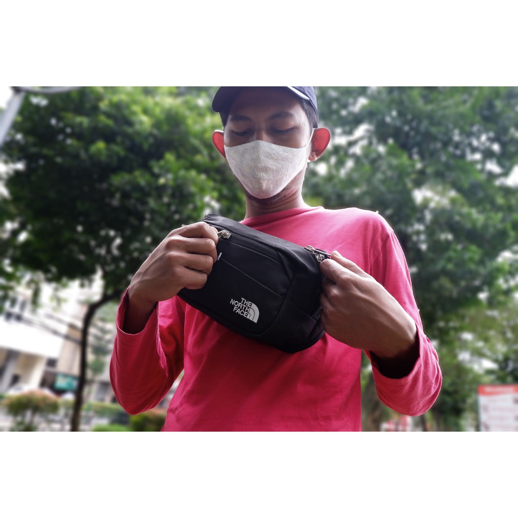 Tas Pinggang Selempang Sling Body Waist Bag Original The North Face Bozer Hip Pack II