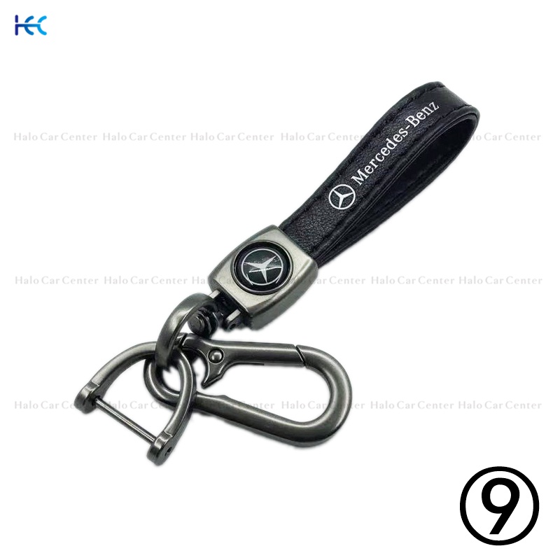 【Ready Stock】Alloy Metal Logo Motorcycle Keychain Car keychain SET for Benz