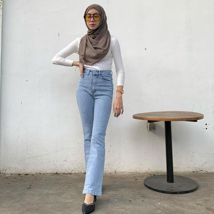 LANGSUNG KIRIM.. Hellen Cutbray Jeans (Cky)