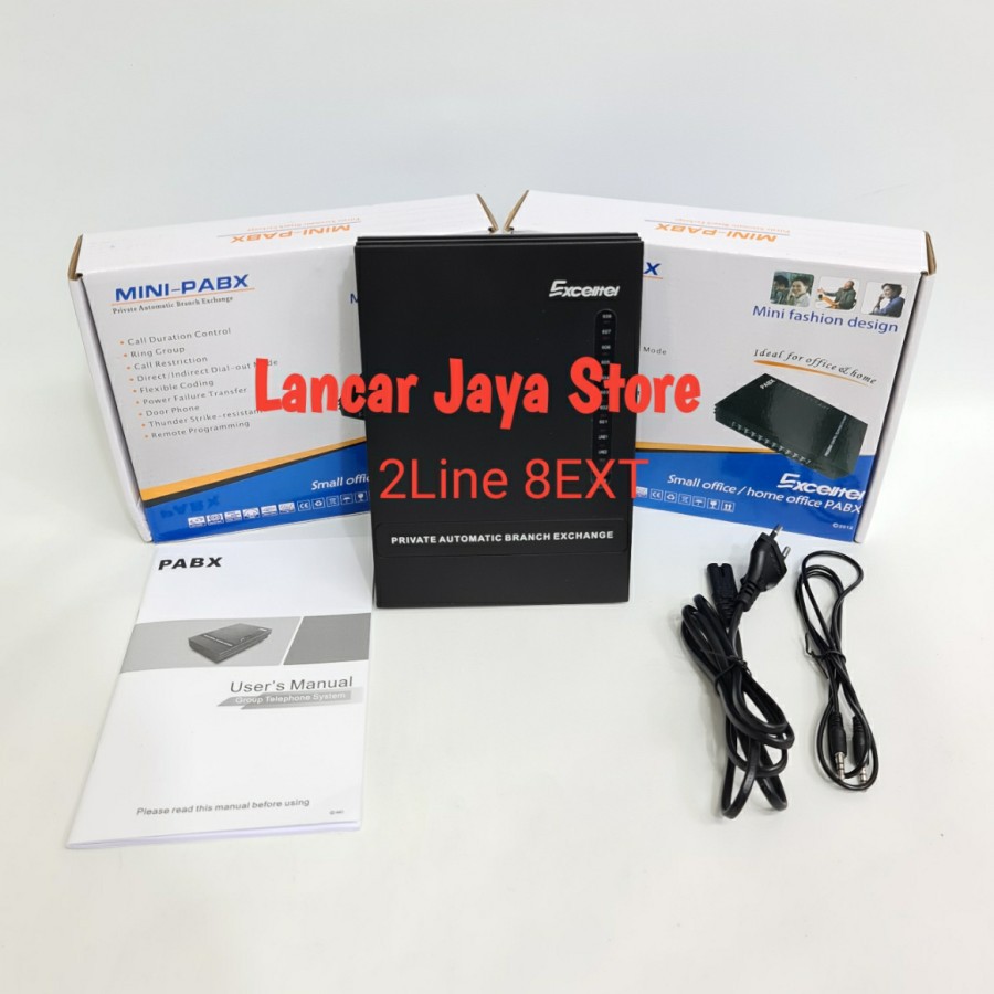 Mesin Pabx MD 208 2Line 8Ext Mini PABX MD208