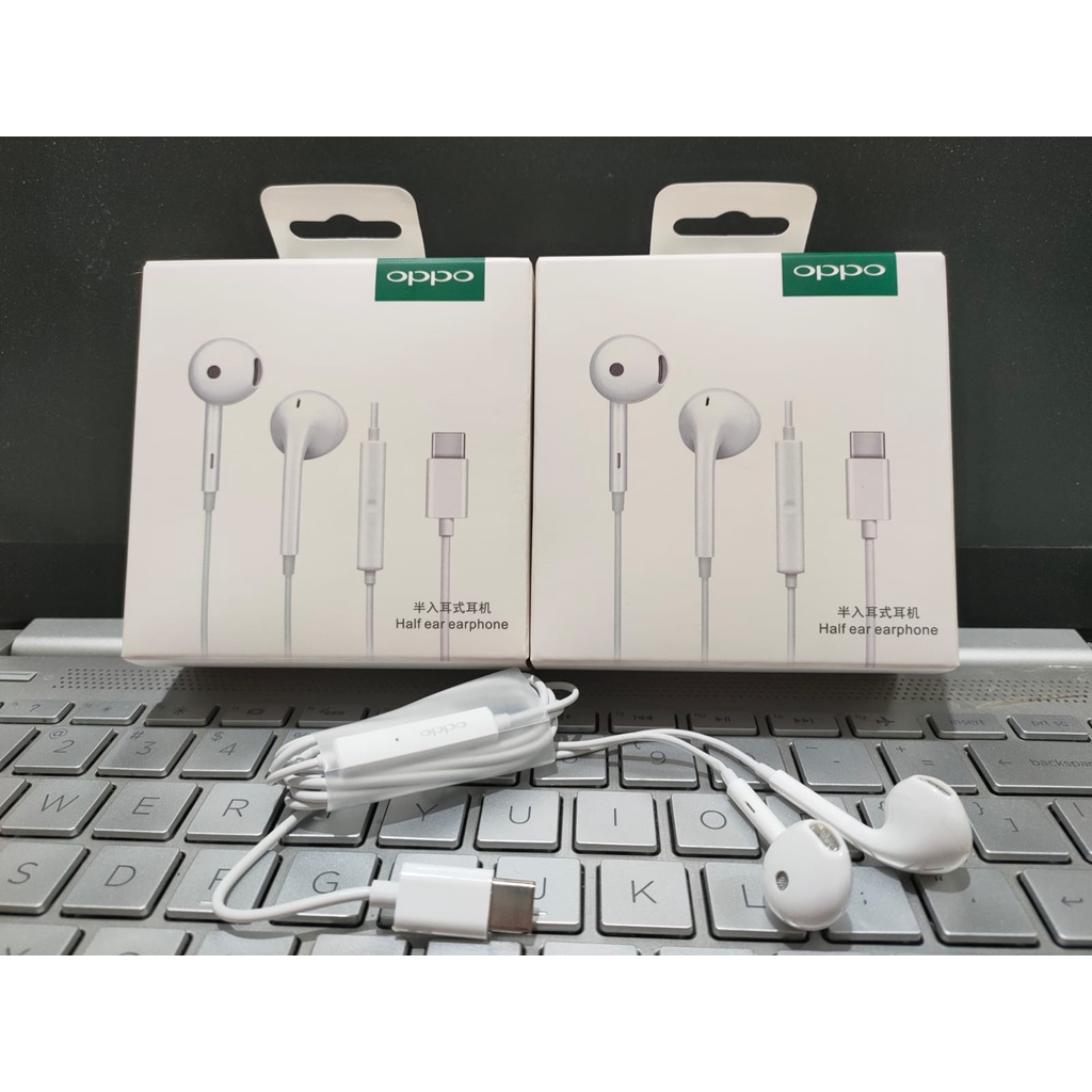 Handfree Oppo Find X R17 Pro Original Oppo Find X Connector Type C Headset Oppo HF Oppo